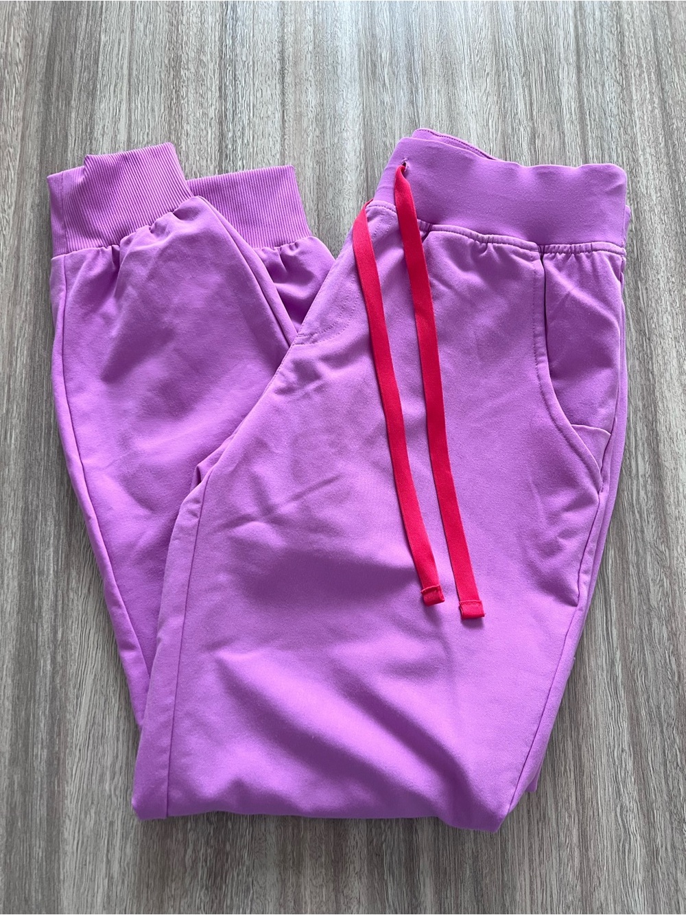 Figs Zamora Jogger Scrub Pants in Pink Cloud